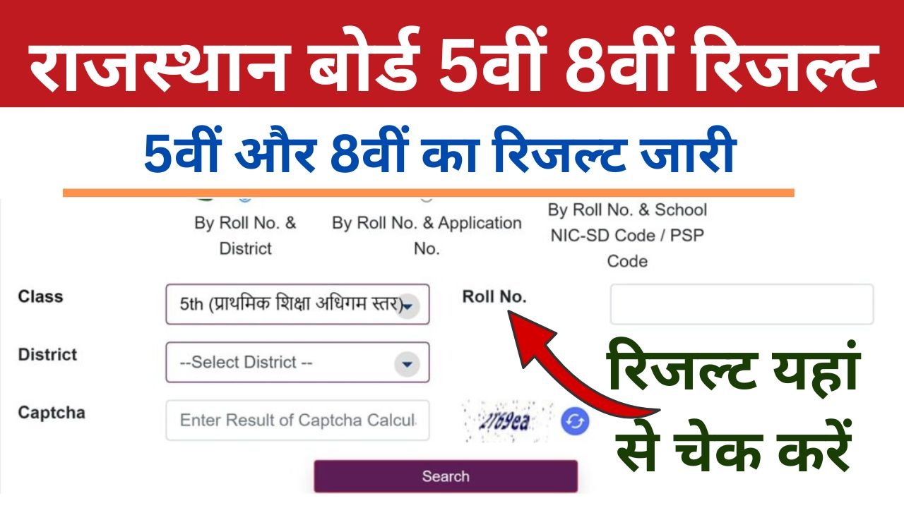 Rajasthan Board 5th 8th Result Date 2024 - आरबीएसई बोर्ड 5वीं और 8वीं का रिजल्ट बड़ी अपडेट, इसी माह जारी होगा रिजल्ट